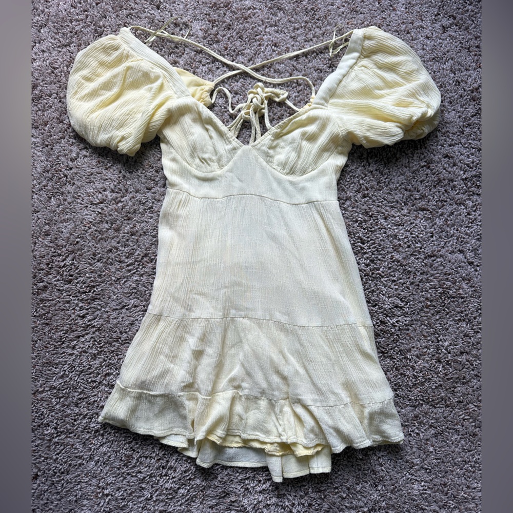 American Threads Yellow Dress